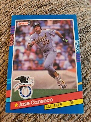 Jose Canseco Donruss All Star Baseball Card Nm Mt Ebay