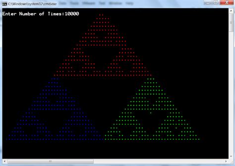 23Programs: C# Sierpinski Triangle