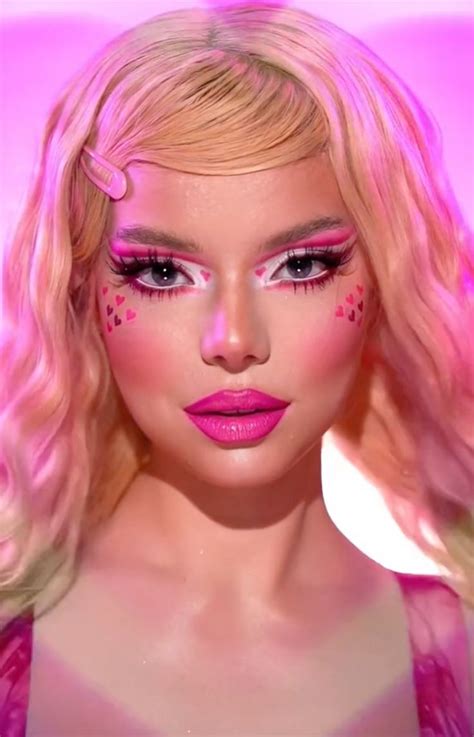 Pretty In Pink Barbies Signature Makeup Tutorial Barbie Makeup Makeup Looks Pink Makeup