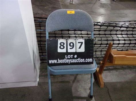 Blue Folding Chair Bentley Associates Llc