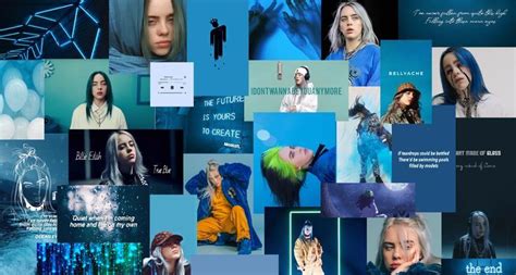 Billie Eilish Blue Aesthetic Wallpaper Billie Eilish Aesthetic