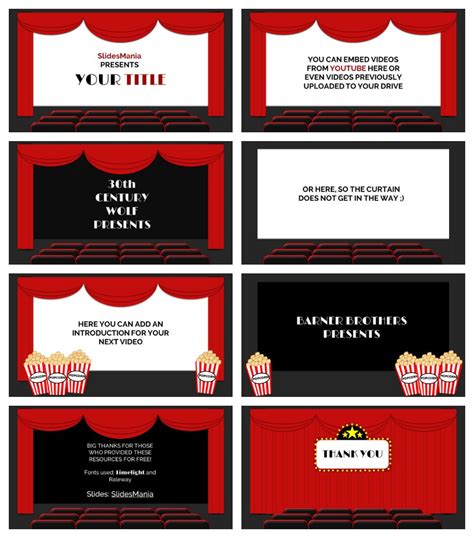 Movie Themed Powerpoint Template