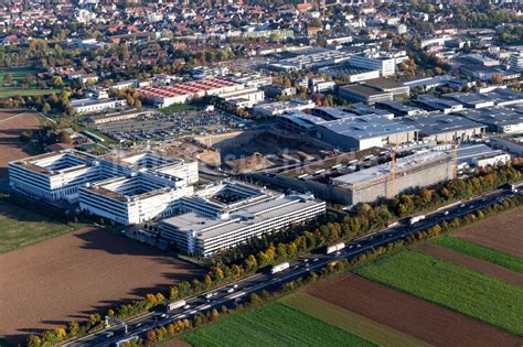 Ditzingen Von Oben Industrie Und Gewerbegebiet Mit Thales