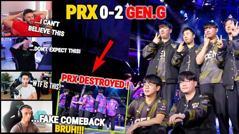 Valorant Streamers Reacts To Prx Fake Comeback Against Gen G In Vct