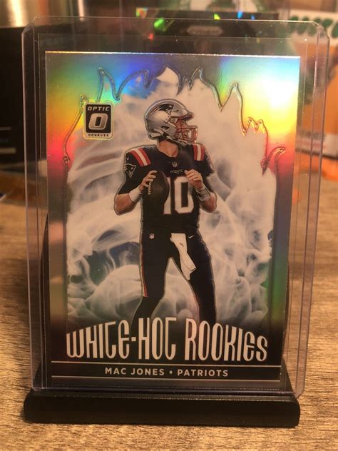 Mac Jones Silver Prizm Holo Donruss Optic White Hot Rookies Whr