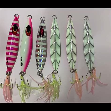 150g 180g 200g 250g Metal Jig Lure Slow Pitch Jigging Luminous Salt