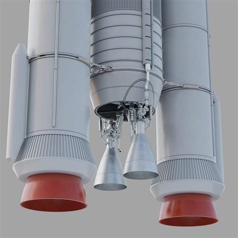 GSLV Rocket - 3D Model by shontoloyo