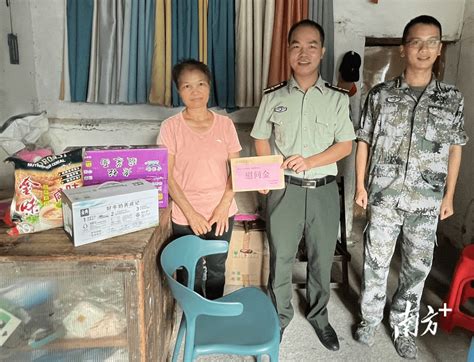 连山上帅慰问送暖新兵家属上帅镇部队拥军优属