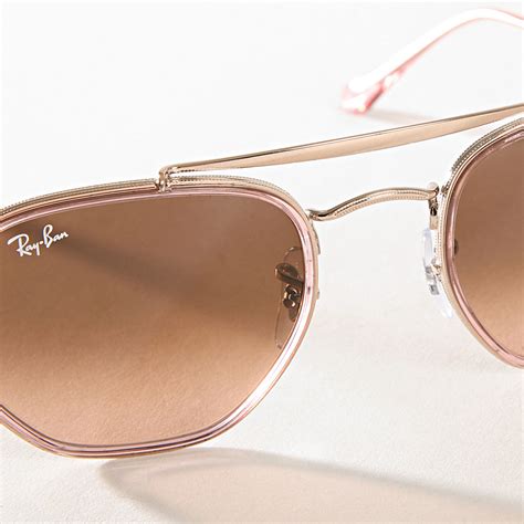 Ray-Ban - Lunettes de Soleil Femme Marshall II 6348M-9069 Rose ...