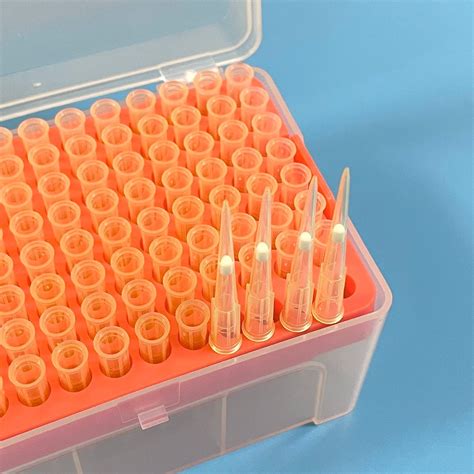 Disposable Medical Laboratory Sterilized Plastic Universal Tips Yellow