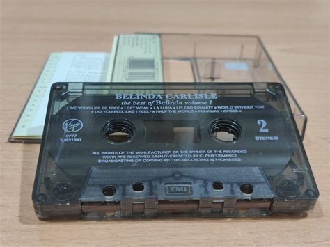 Cassette Belinda Carlisle The Best Of Belinda Volume 1 Hobbies