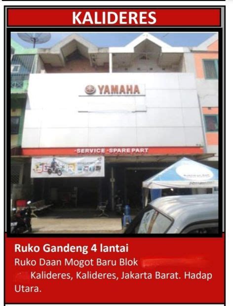 RUKO GANDENG4 LANTAI DAAN MOGOT BARU LOKASI STRATEGIS LUAS JARANG ADA