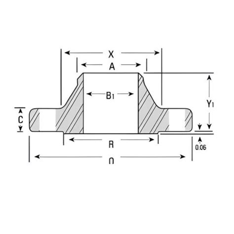 34 Weld Neck Flange Sch 40s Class 300 Ss 304304l