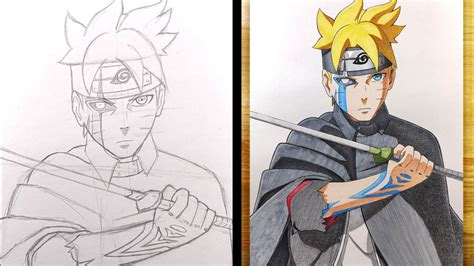 How To Draw BORUTO Jougan Boruto YouTube