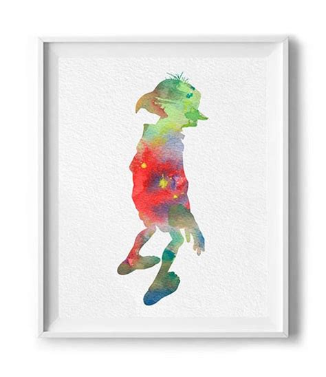 Dobby Watercolor Room Decor Dobby Inspired Art by DustForPrints