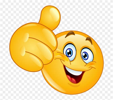 Smiley Face Thumbs Down Clipart