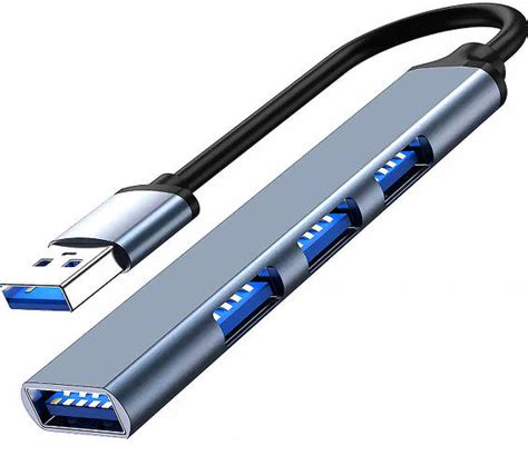 Купить Алюминиевый USB HUB, хаб на 4 порта 3.0, 2,0, цена 150 ₴ — Prom ...