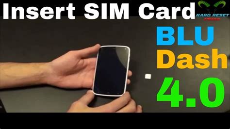 Blu Dash 4 0 Insert The Sim Card Youtubezvmxnkrh5su Samsung