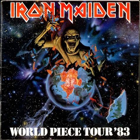 Iron Maiden World Piece Tour 83 UK Tour Programme 8332 TOUR