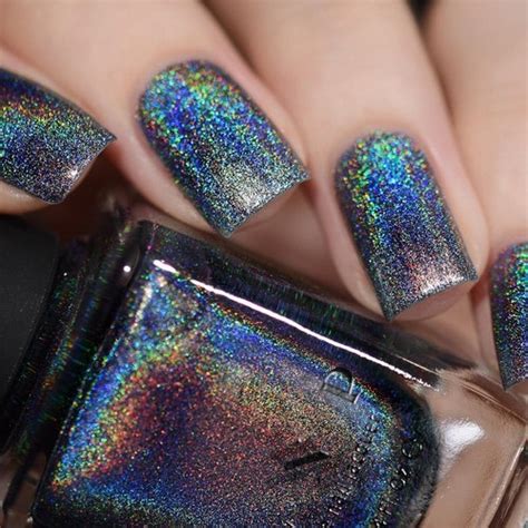 Set Sail Navy Blue Holographic Jelly Nail Polish Etsy