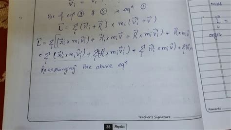 Angular Momentum In Terms Of Center Of Mass YouTube