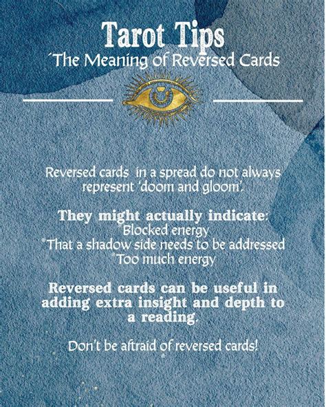 What Do Reversed Tarot Cards Mean? | Reading tarot cards, Tarot cards ...