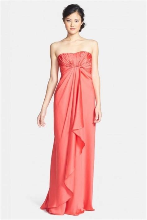 Ml Monique Lhuillier Bridesmaids Strapless Gown 2157766 Weddbook