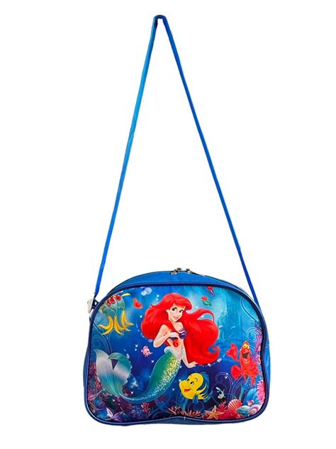 Le Delite Mermaid Doll Theme Waterproof Side Sling Bag For Kids Age 1 7