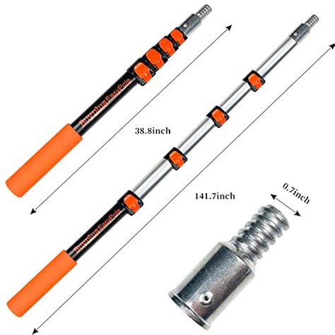 Buyplus 5 To 12 Foot Telescopic Extension Pole Multipurpose