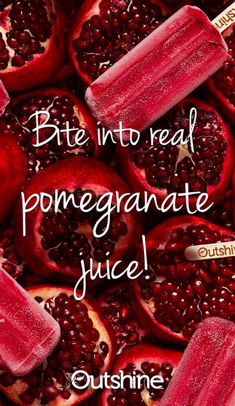 When We Asked Ourselves How We Could Make Our Outshine Pomegranate Bars Even More Refreshing