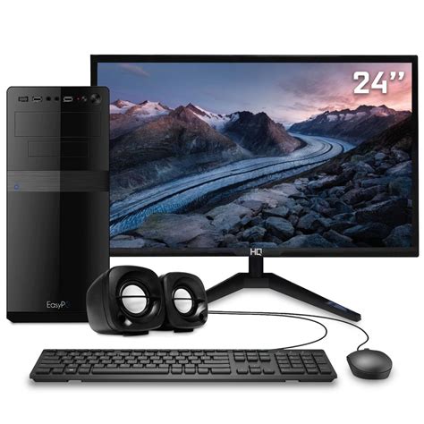 Computador Desktop Completo Monitor 24 Full HD LED HDMI Intel Core