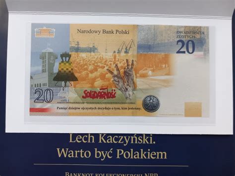 20 ZŁotych Lech KaczyŃski Warto Być Polakiem Rzeszów Licytacja Na