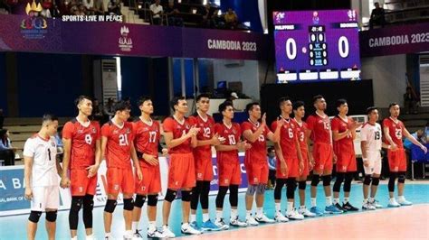 Hasil Akhir Skor 3 0 Indonesia Vs Vietnam Voli Putra SEA V League 2023