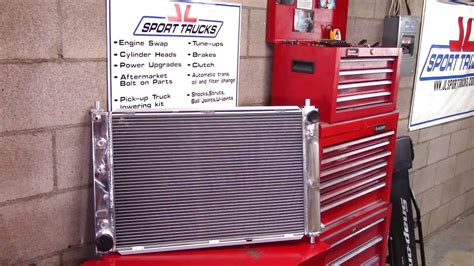 How To Install High Performance 4 Row Aluminum Racing Radiator On 4th