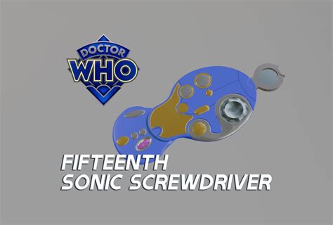 Doctor Who Fifteenth Sonic Screwdriver Files for 3D PRINTING - Etsy