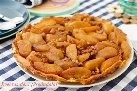 Receta De Tarta Tatin De Manzana Con Masa Quebrada Casera Deliciosa