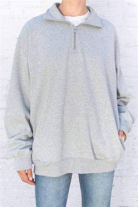 Missy Oversized Sweatshirt From Brandy Melville On Buttons