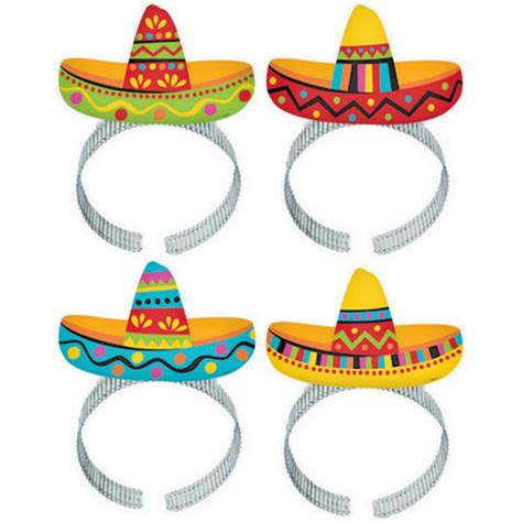 Mexican Fiesta Sombrero Headbands Party Hats Express Party Supplies