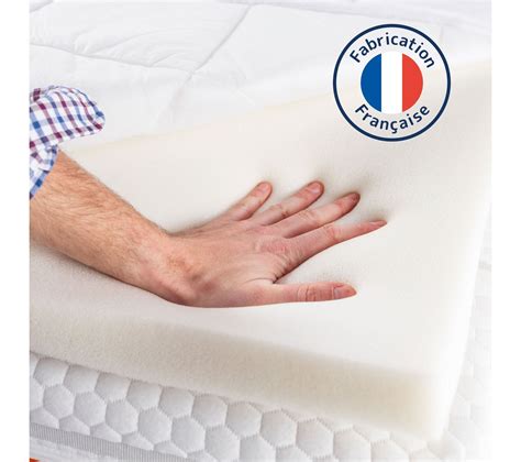 Surmatelas Mémoire De Forme 140x190cm Qualité Hôtellerie Fabriqué