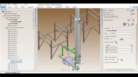 E3D PIPING TUTORIAL 100 C 15 YouTube