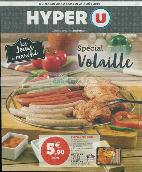 Anti Crise Fr Catalogue Hyper U Du Au Ao T Nord Hyper U