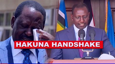 Am Sorry But Hakuna Handshake President William Ruto Delivers Bad