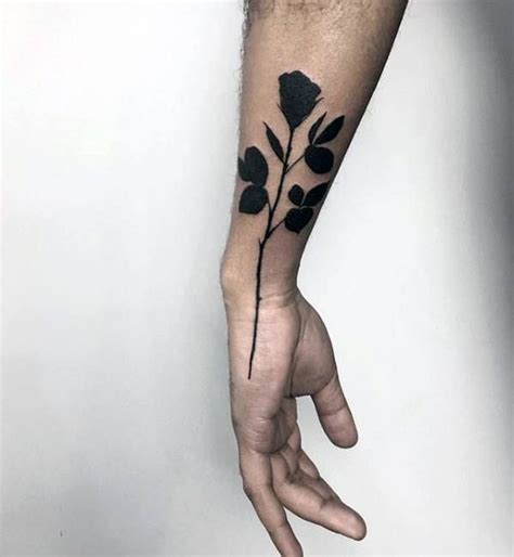 minimalist flower tattoo forearm - Iniquitous Webzine Picture Library