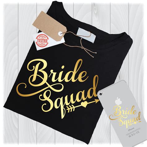 Bride Squad Svg Files For Cricut Designs Wedding Svg Files Etsy