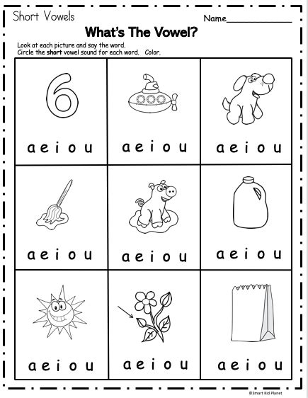 No Prep Cvc Medial Sound Recognition Worksheets Made By Teachers