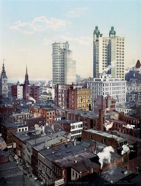 Photochroms Of New York City From 1900s Photogrvphy