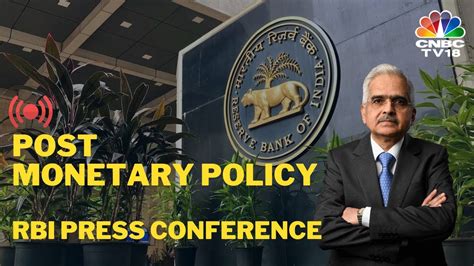 LIVE RBI MPC LIVE Post Monetary Policy Press Conference By RBI