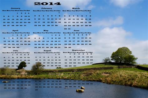 calendar  landscape  stock photo public domain pictures