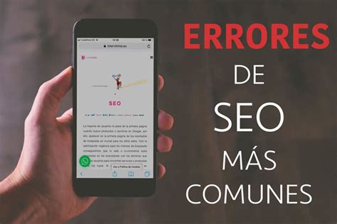 Seo Errores Más Comunes Posicionamiento Web Cataluña