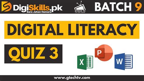 Digiskills Digital Literacy Quiz Batch Solution Digiskills Batch